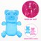 4E's Novelty 2 Pack Inflatable Gummy Bears - 24'' Large Fun Gummy Bear Party Decorations, Colorful Gummy Bear Decor, Perfect Gummy Bear Party Favors